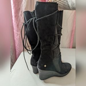 UGG Elsey Suede Lace up Boots